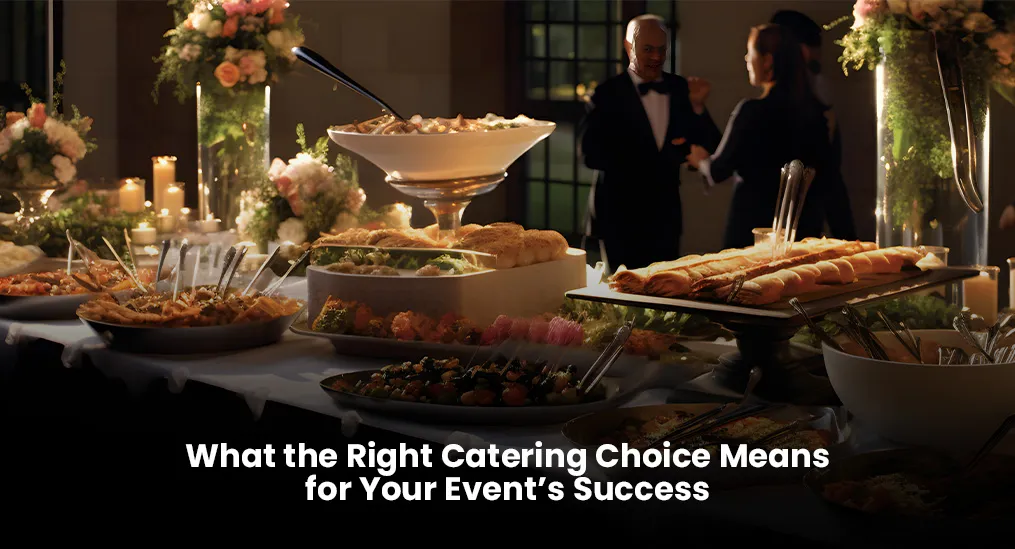 Catering service in an event