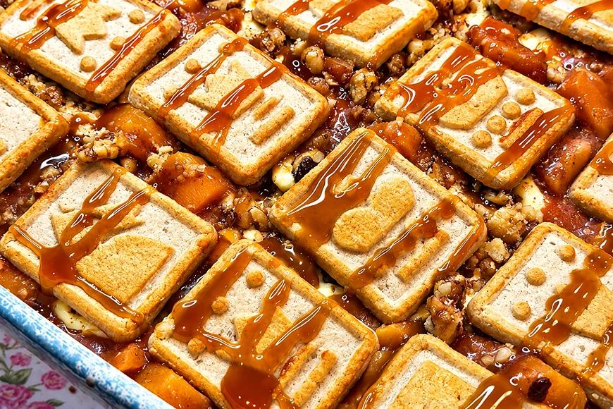Peach Cobbler Pudding Recipe