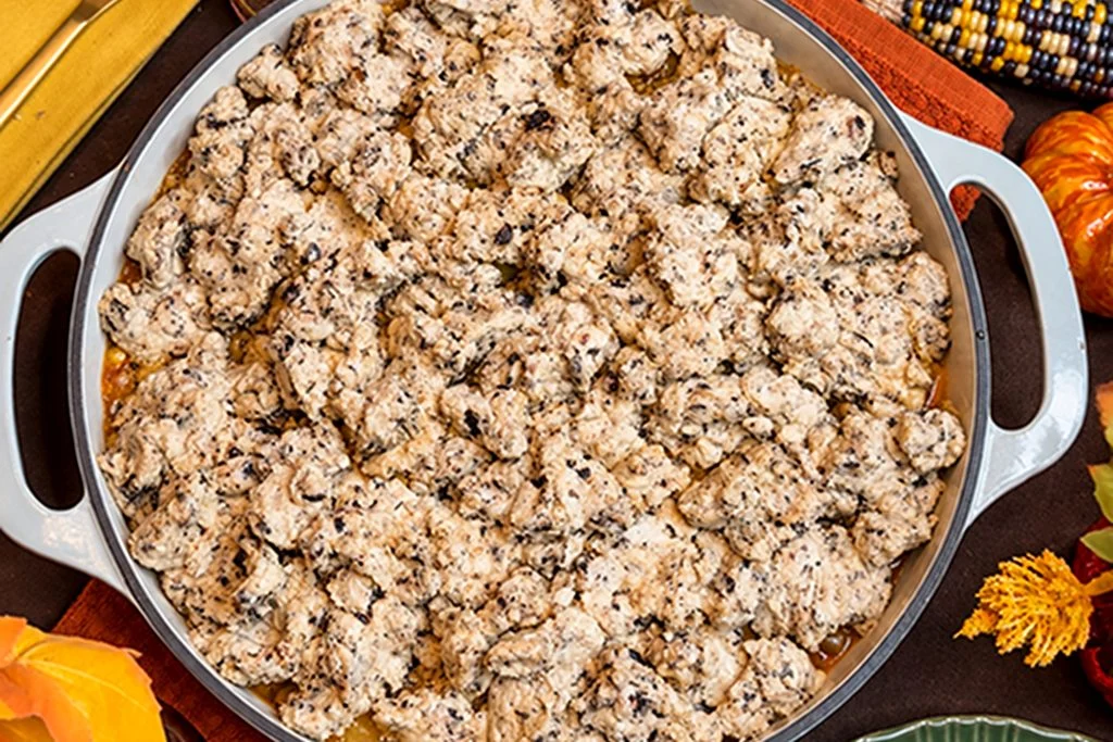 Bake the Caribbean Pineapple Cobbler
