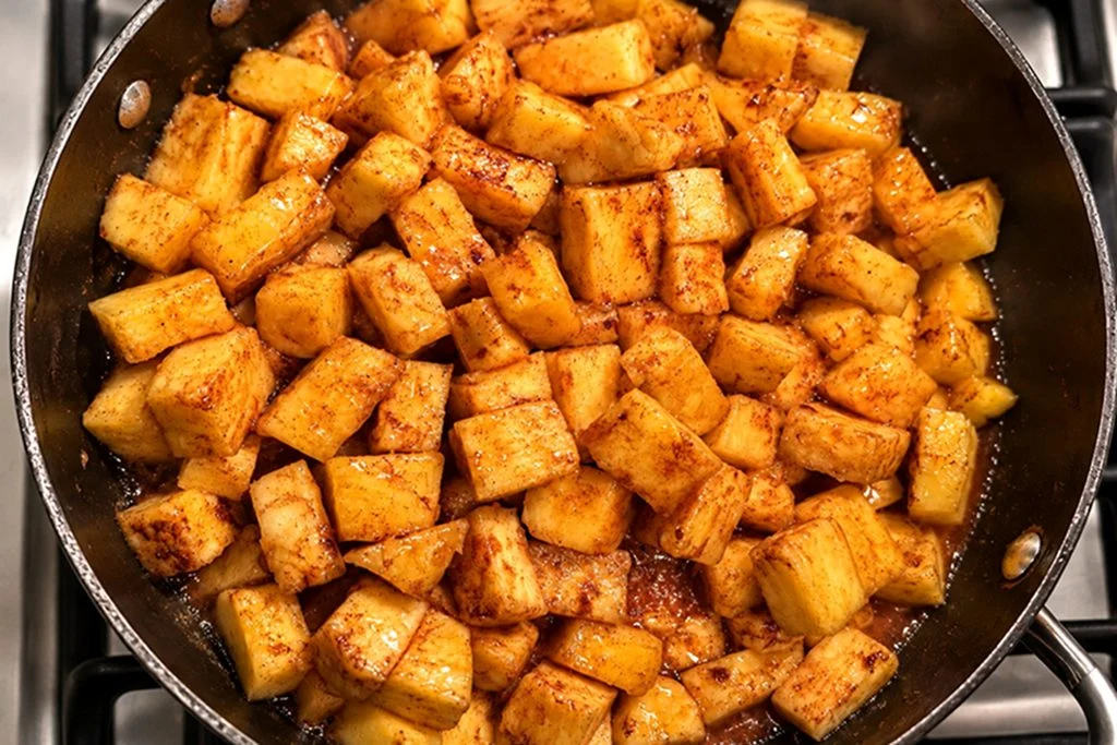 Prepare the Oven and Cook the Pineapple